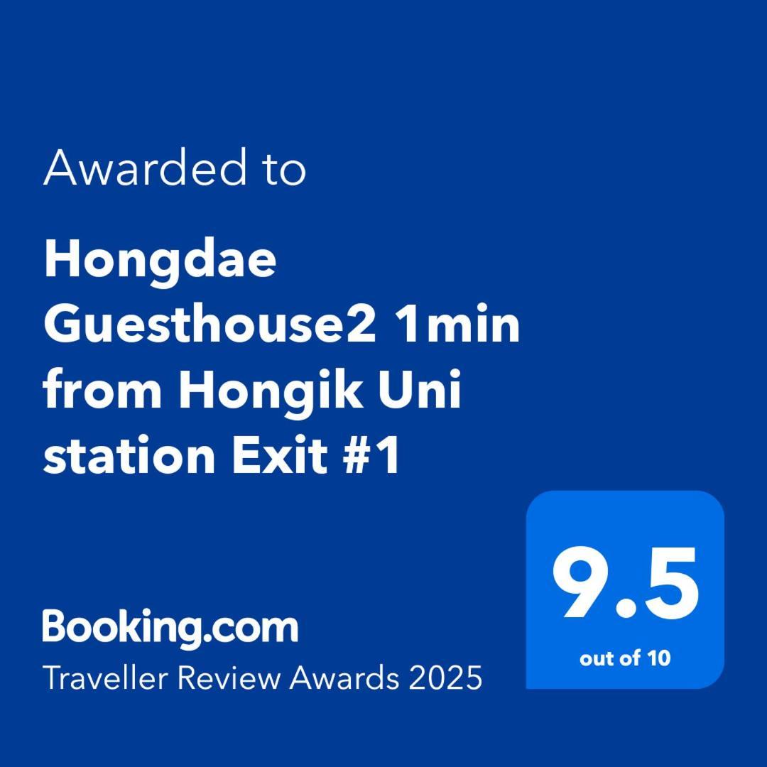 Hongdae Guesthouse2 1Min From Hongik Uni Station Exit #1 Seoel Buitenkant foto